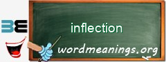 WordMeaning blackboard for inflection